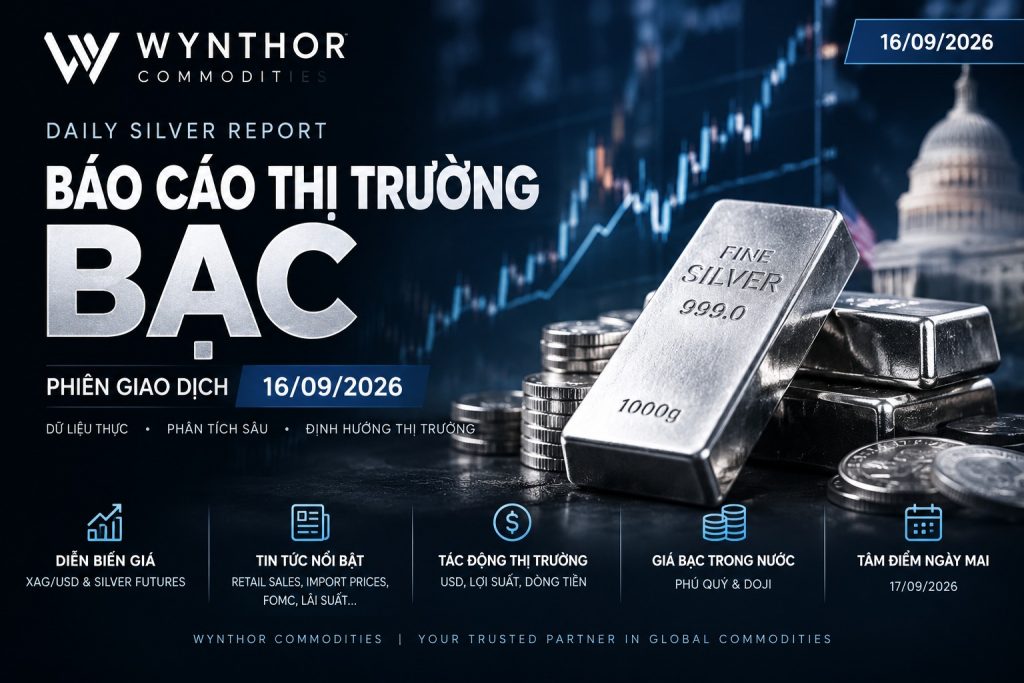 Tổng quan thị trường Bạc ngày 16/09/2026